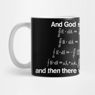 And God Said White Mug